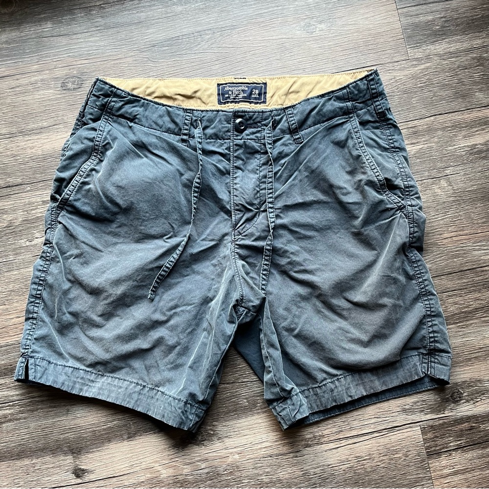 Abercrombie Navy Drawstring Short